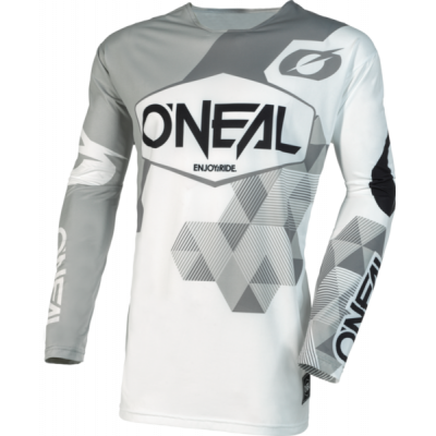 Μπλούζα μηχανής motocross O'NEAL MAYHEM COVERT V.22 ΑΣΠΡΟ